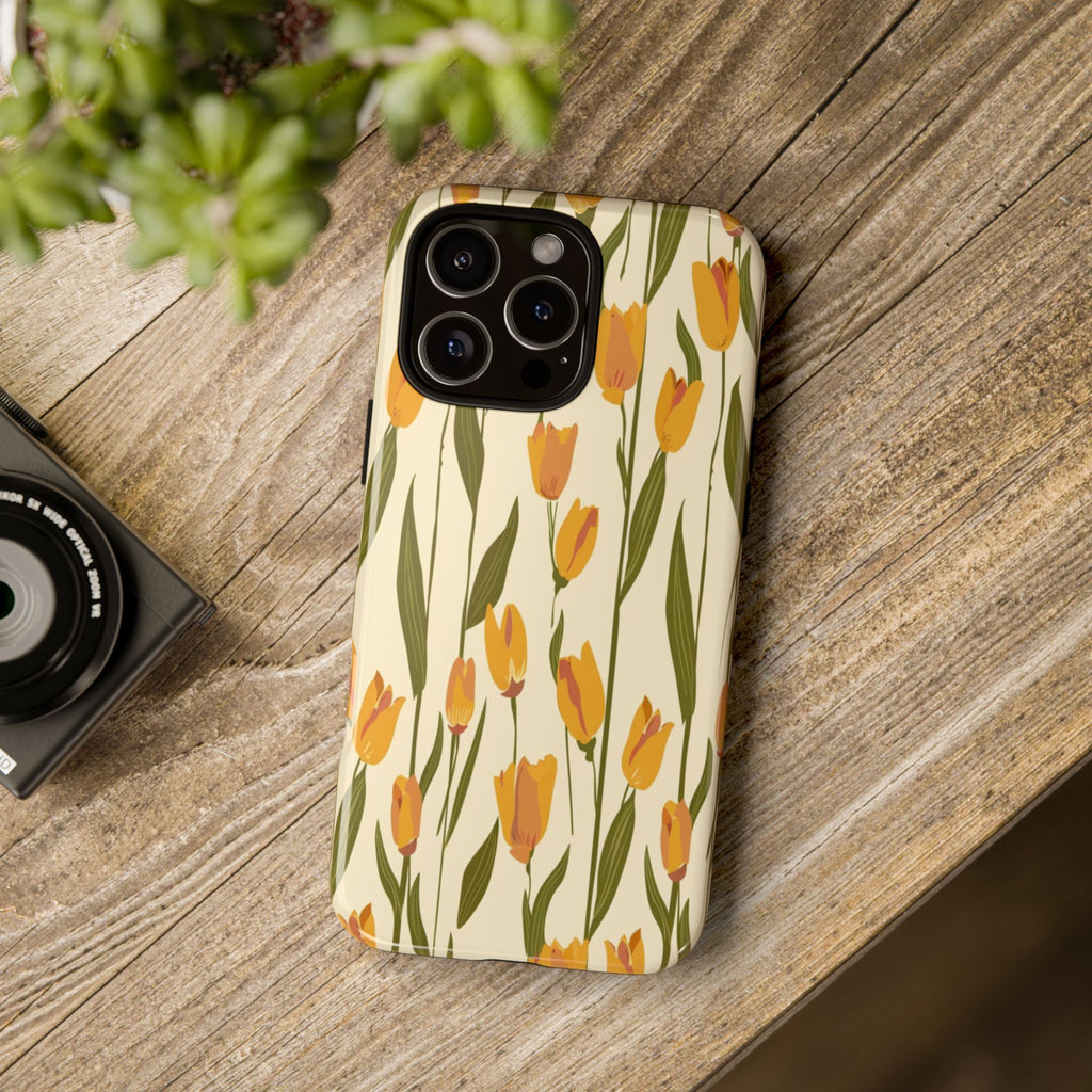 Yellow and Orange Tulips Case