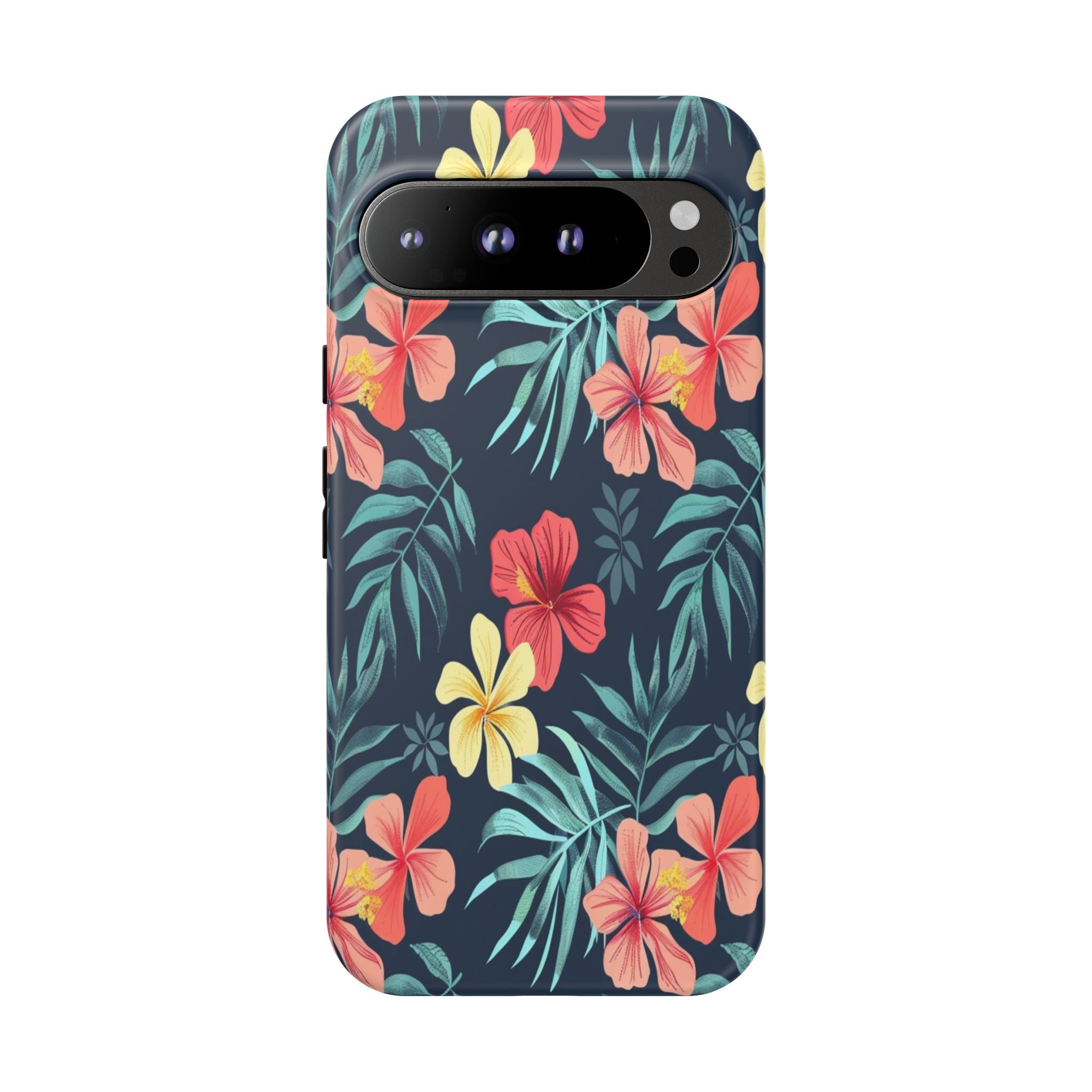 Tropical Hibiscus Navy
