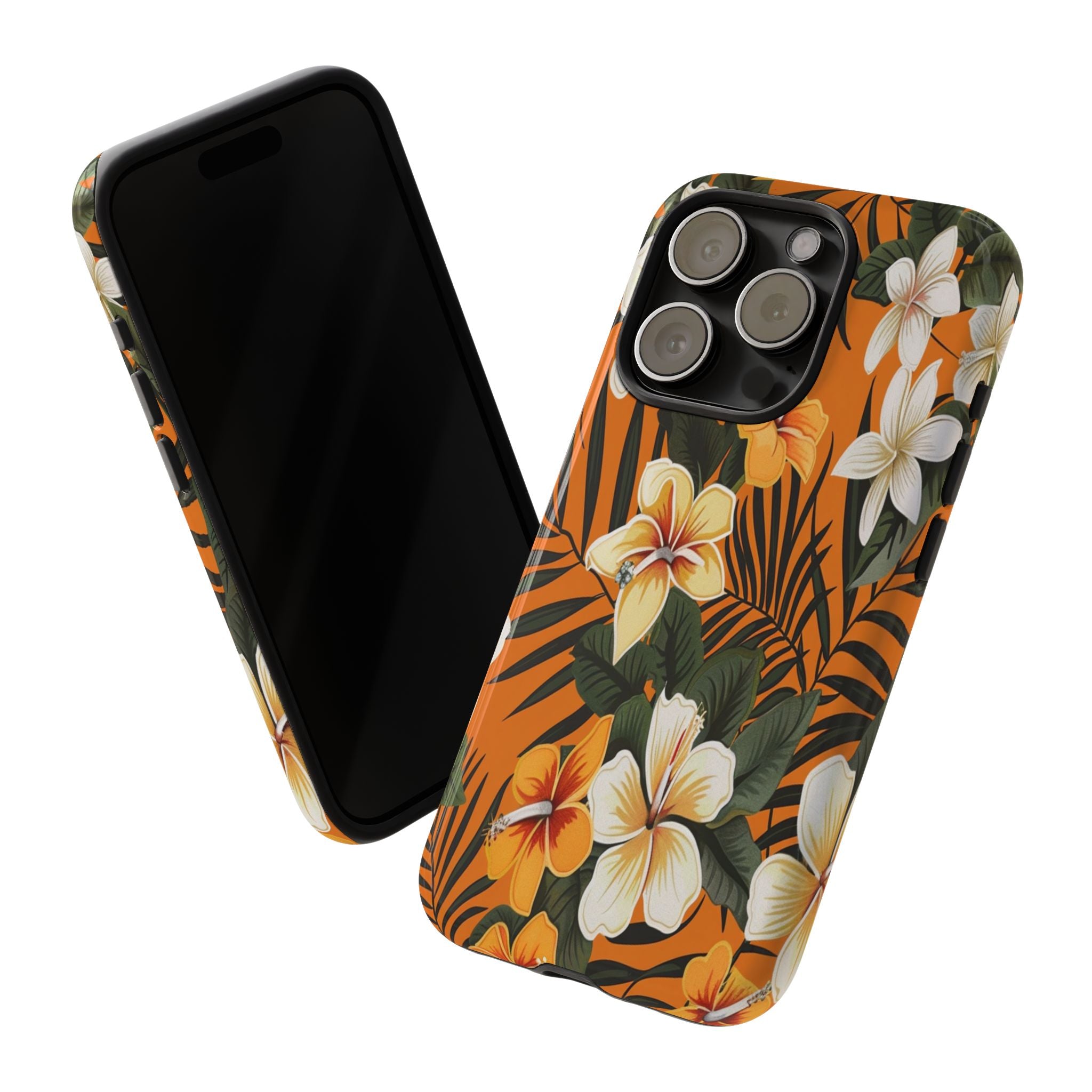 Vibrant Orange Tropical Case
