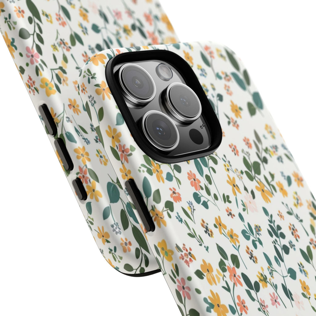 Pastel Leaves and Flowers Case