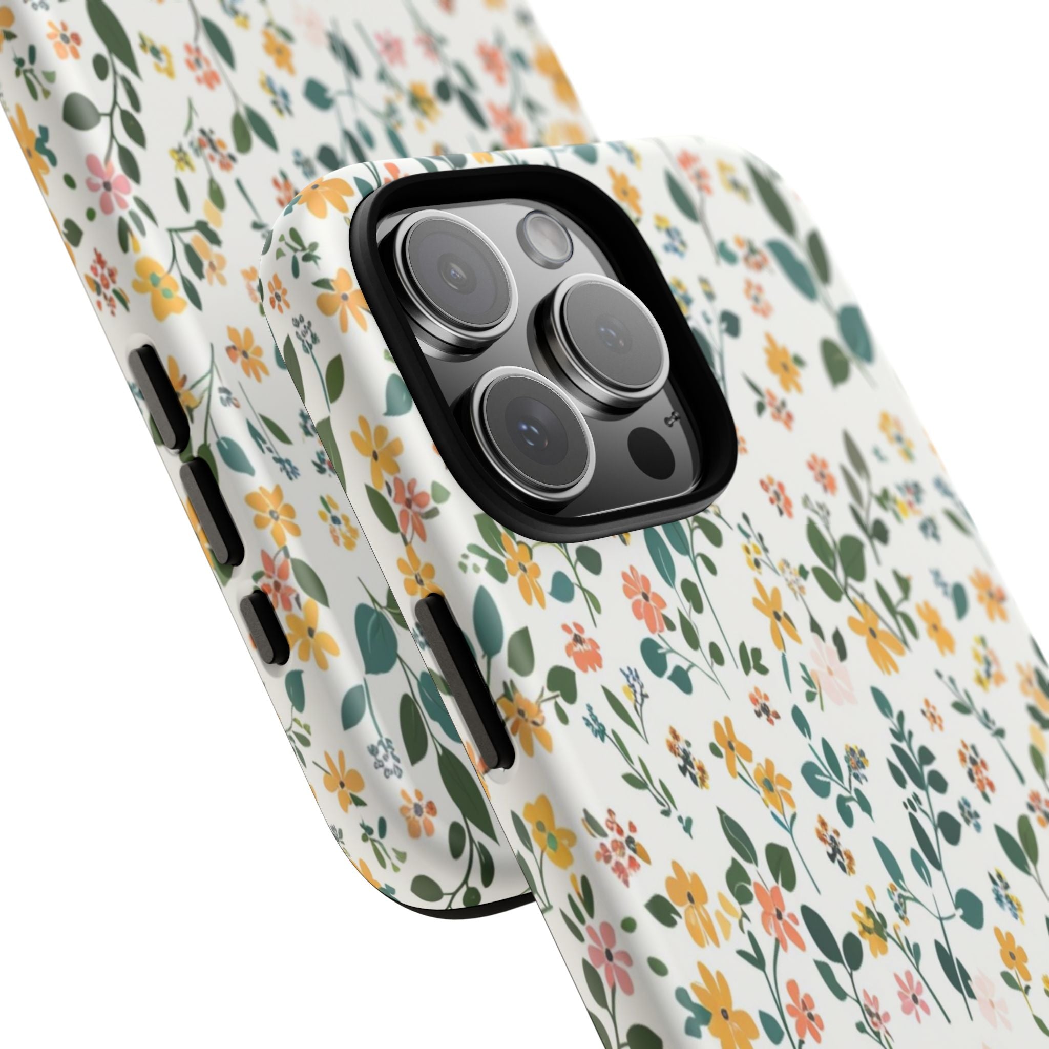 Pastel Leaves and Flowers Case