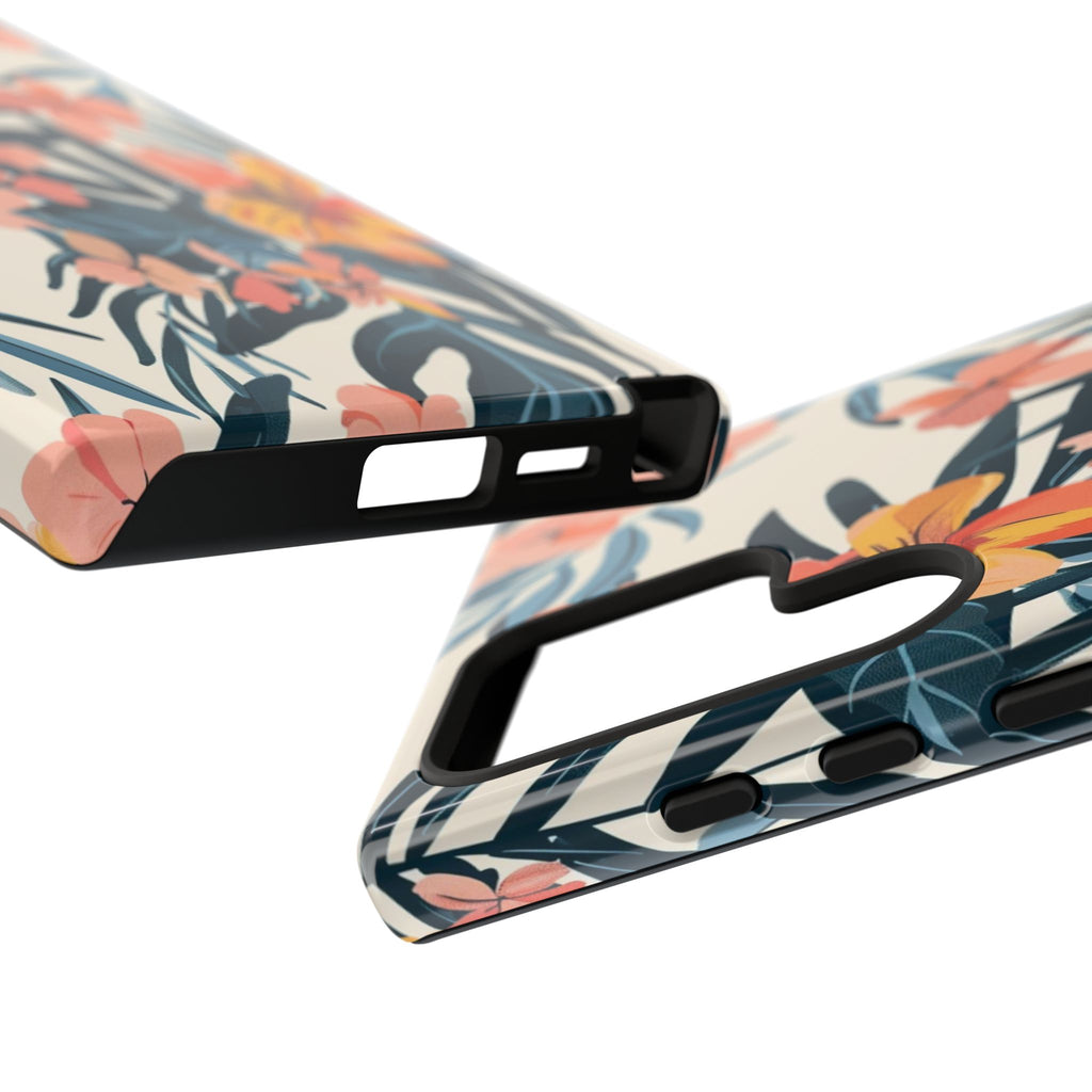 Tropical White and Blue Case