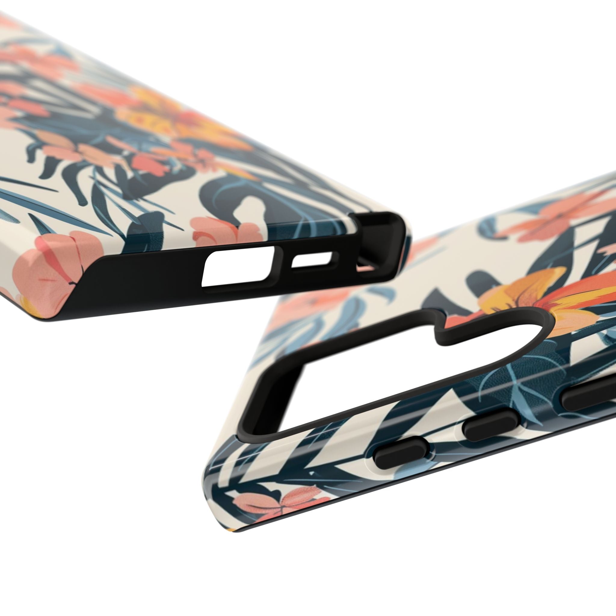 Tropical White and Blue Case