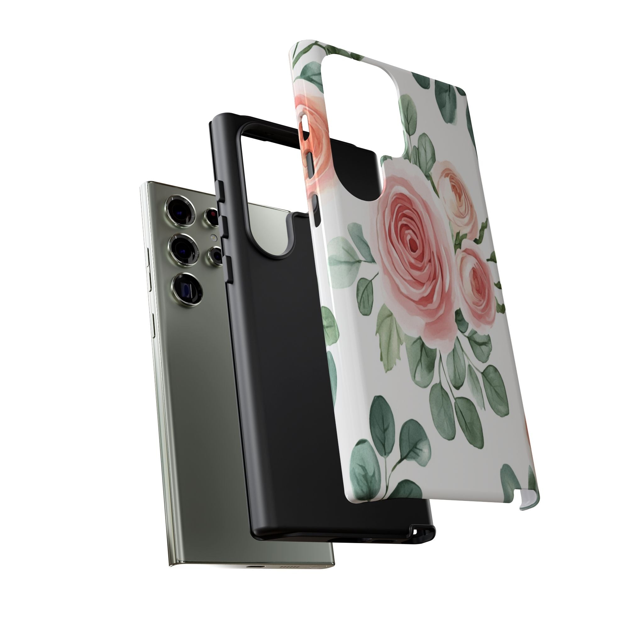 Delicate Watercolor Rose Case