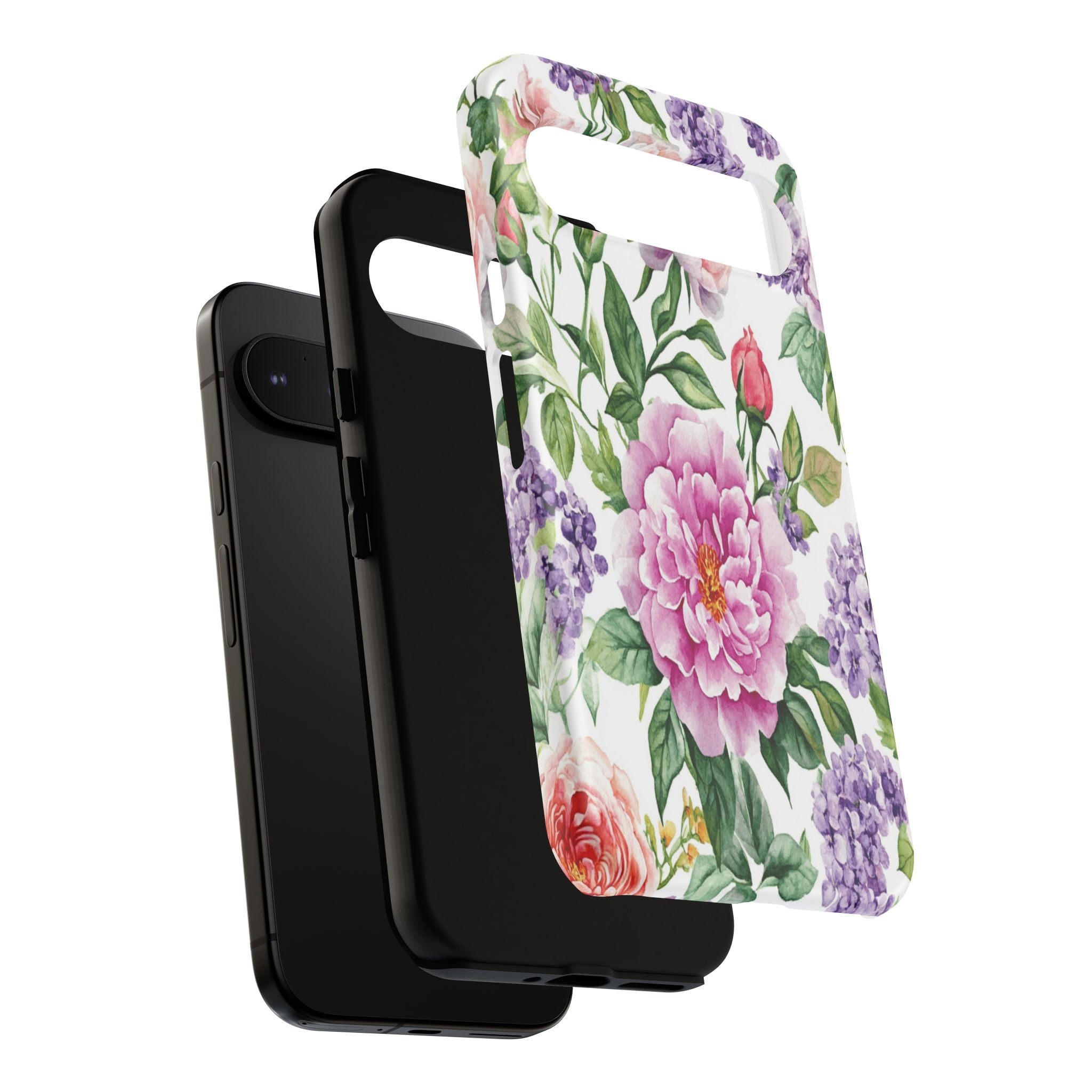 Watercolor Peonies and Lilacs Case