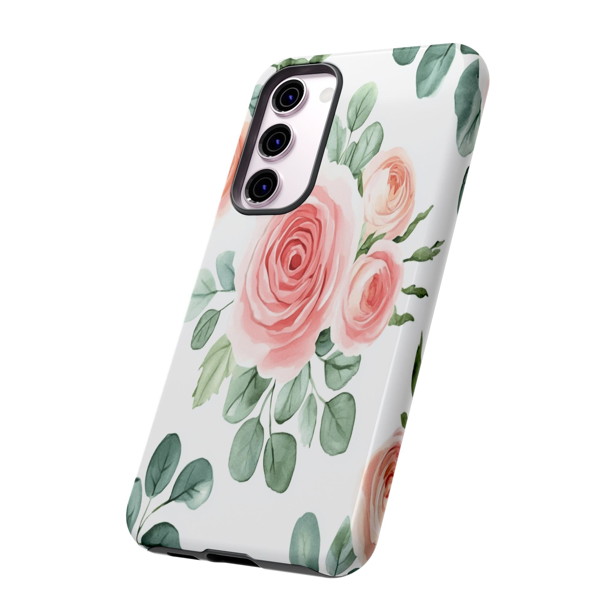 Delicate Watercolor Rose Case