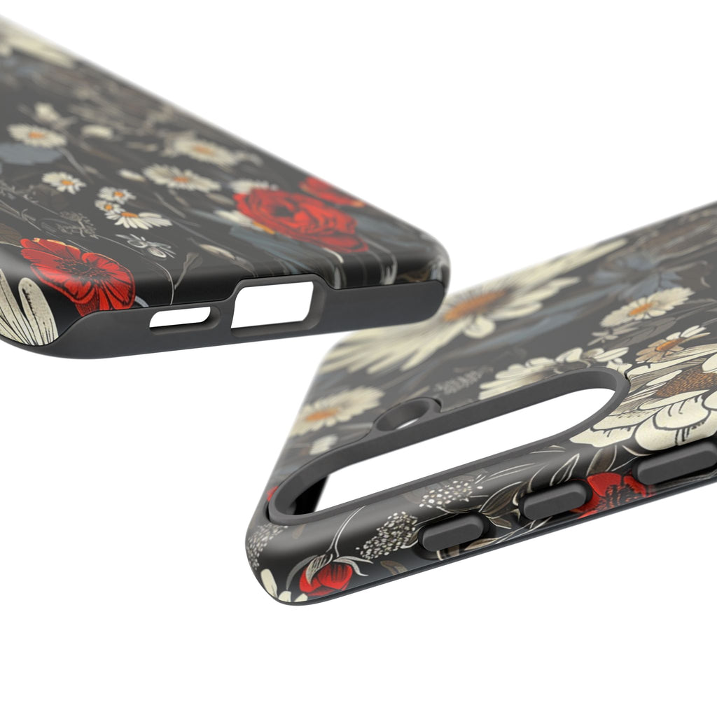 Dark Rose and Daisy Case