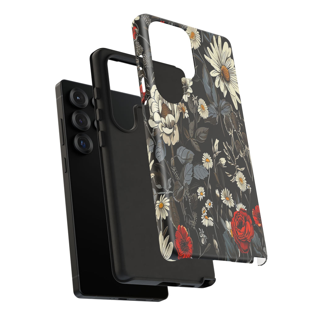 Dark Rose and Daisy Case