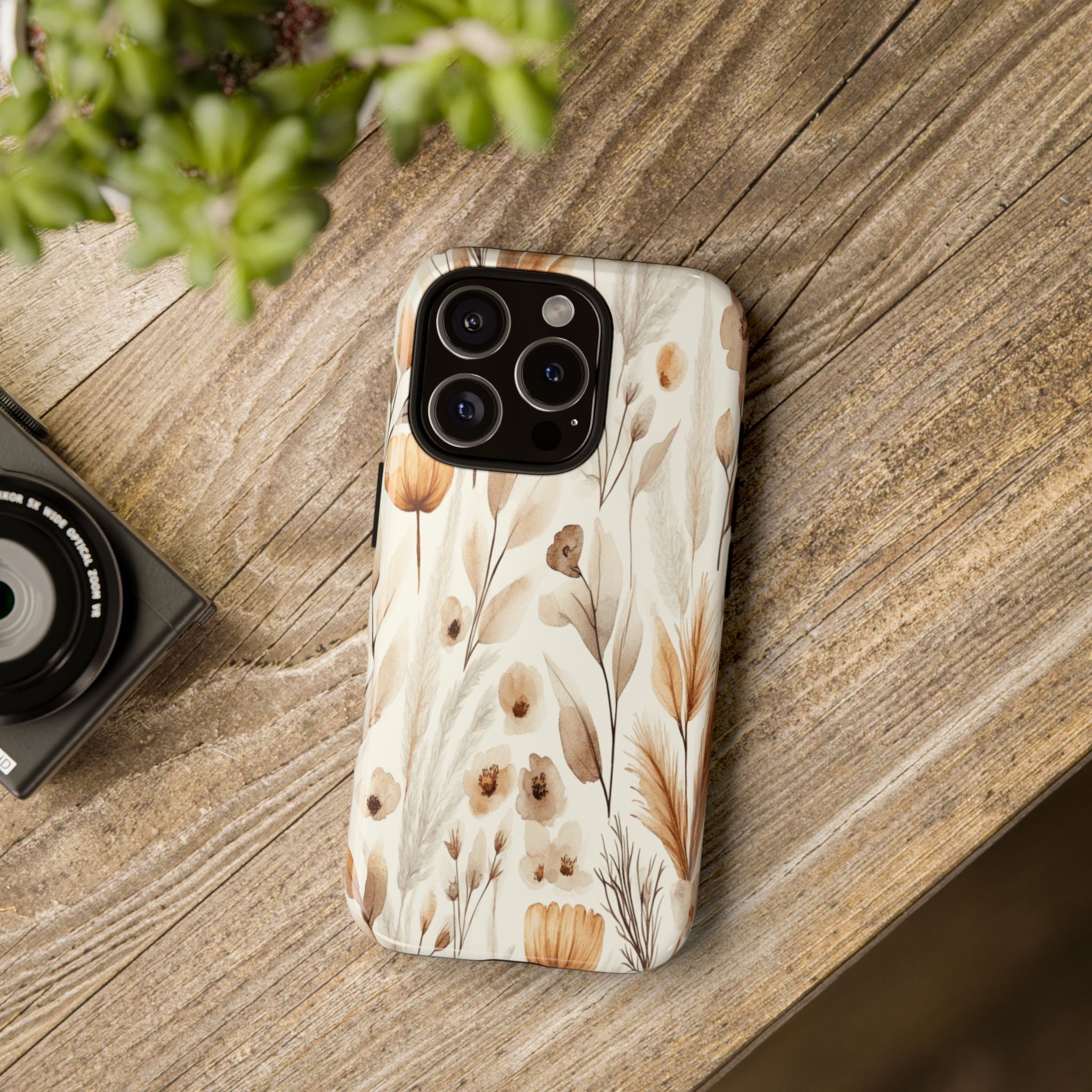Dried Flowers Watercolor Case