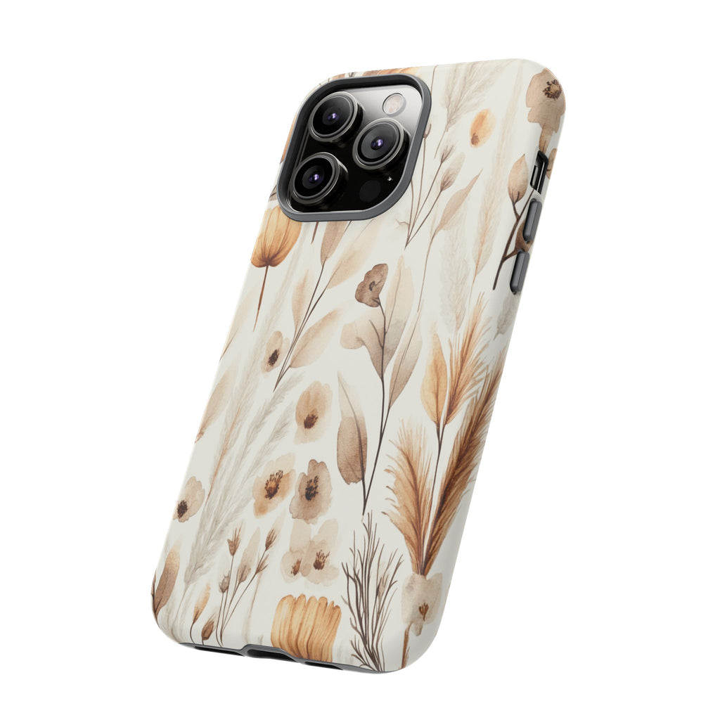 Dried Flowers Watercolor Case
