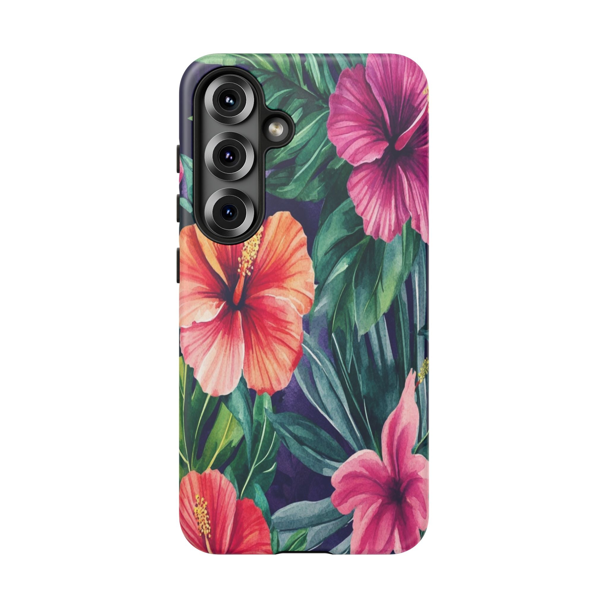 Navy Floral Watercolor