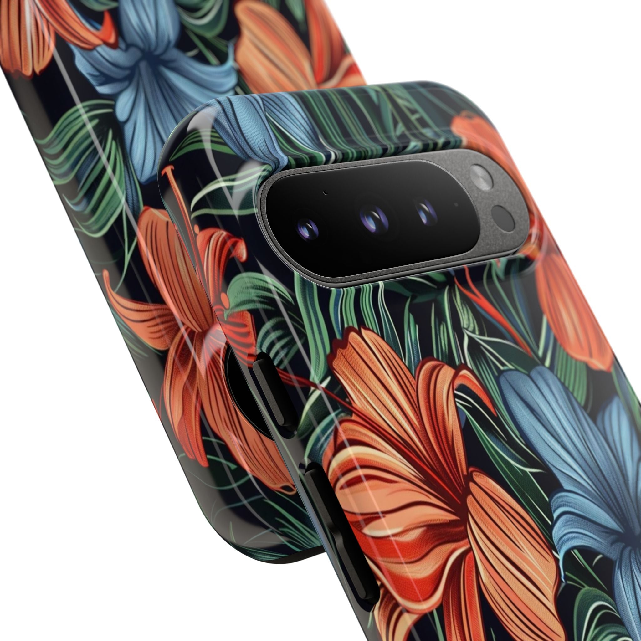 Tropical Red and Blue Case