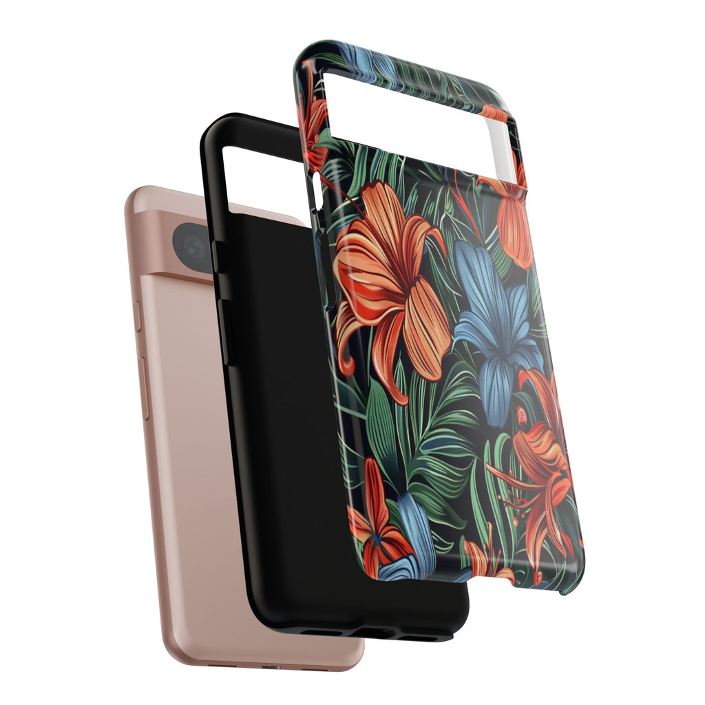 Tropical Red and Blue Case