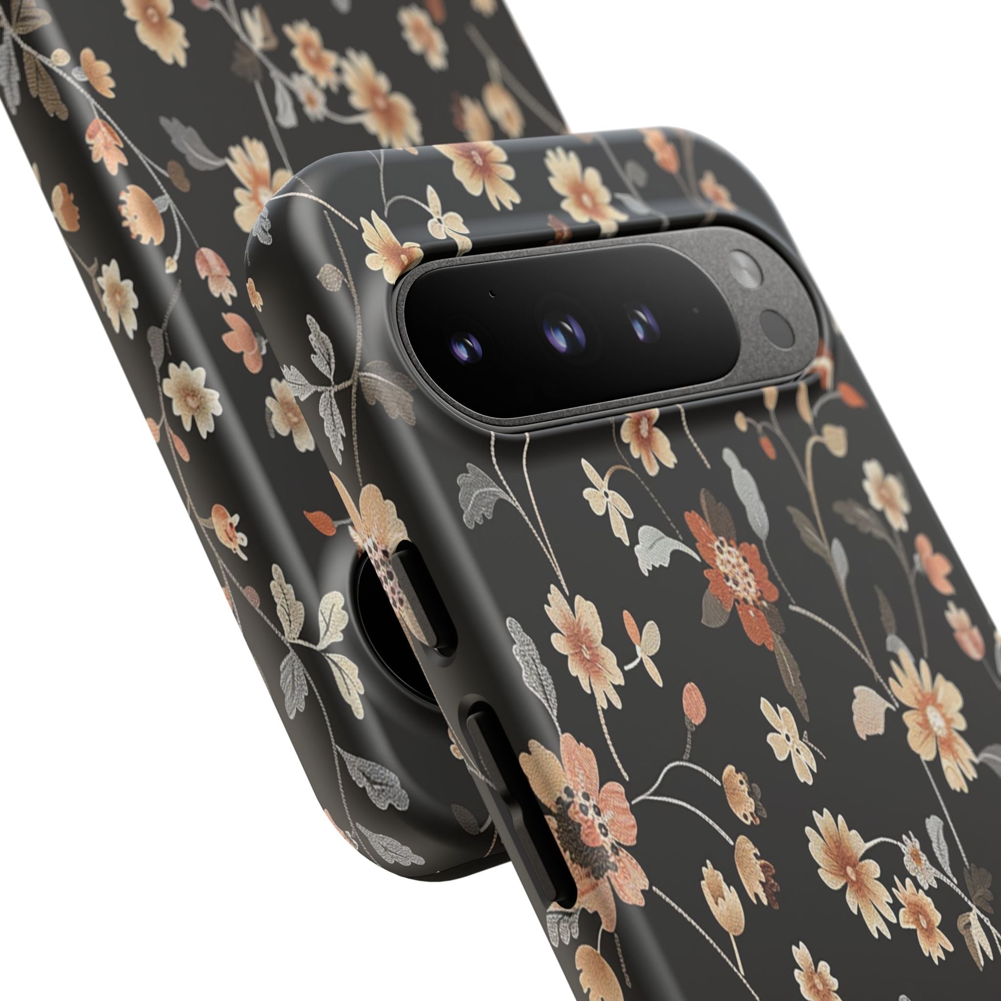 Floral Field on Black Case