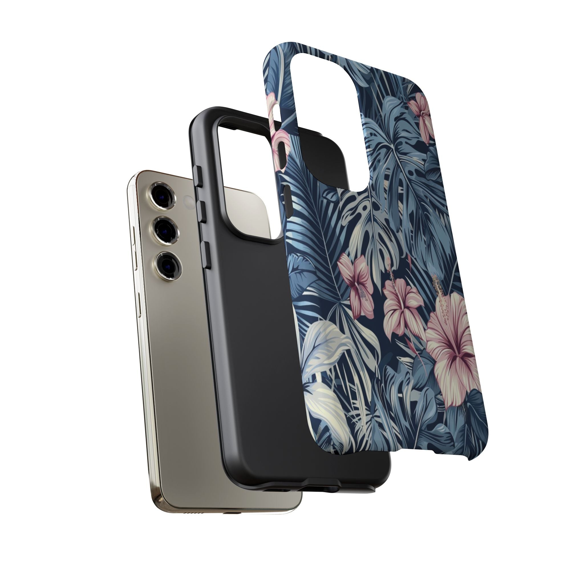 Tropical Hibiscus and Monstera Case