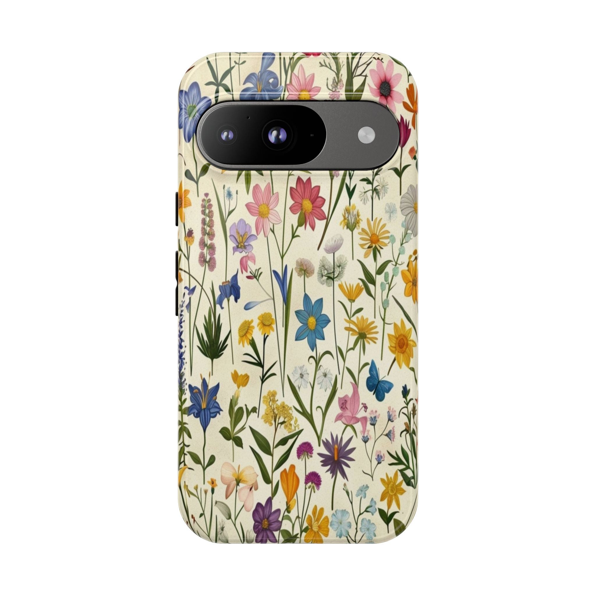 Vibrant Botanical Wildflower Pattern
