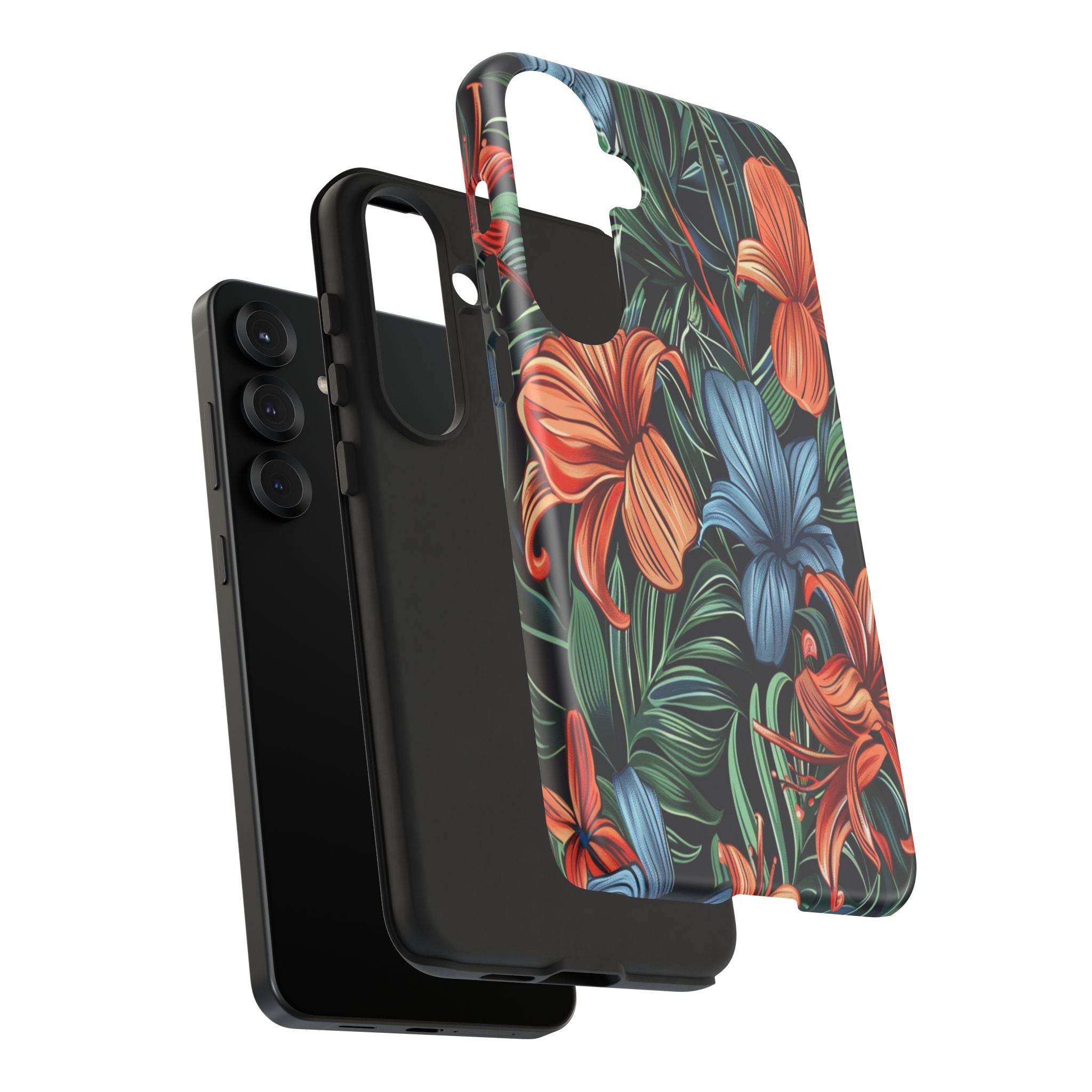 Tropical Red and Blue Case