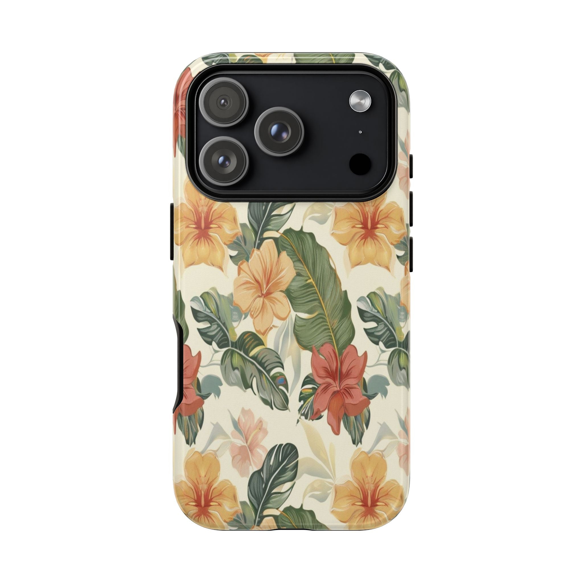 Vintage Tropical Floral Seamless Pattern