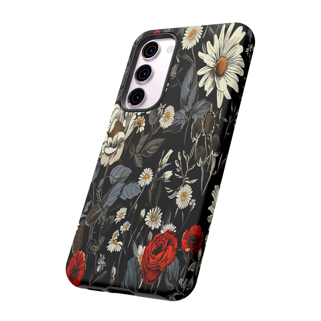 Dark Rose and Daisy Case