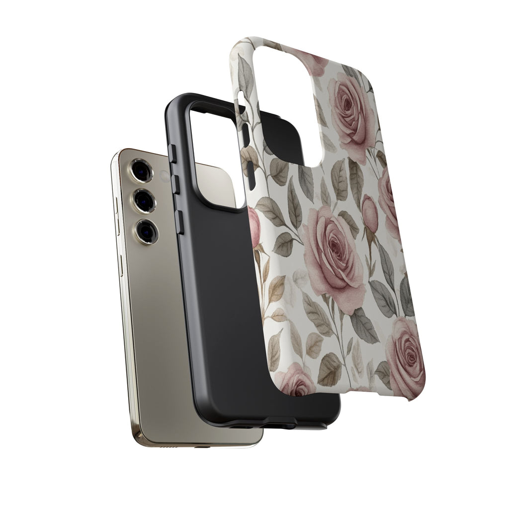 Elegant Watercolor Rose Case