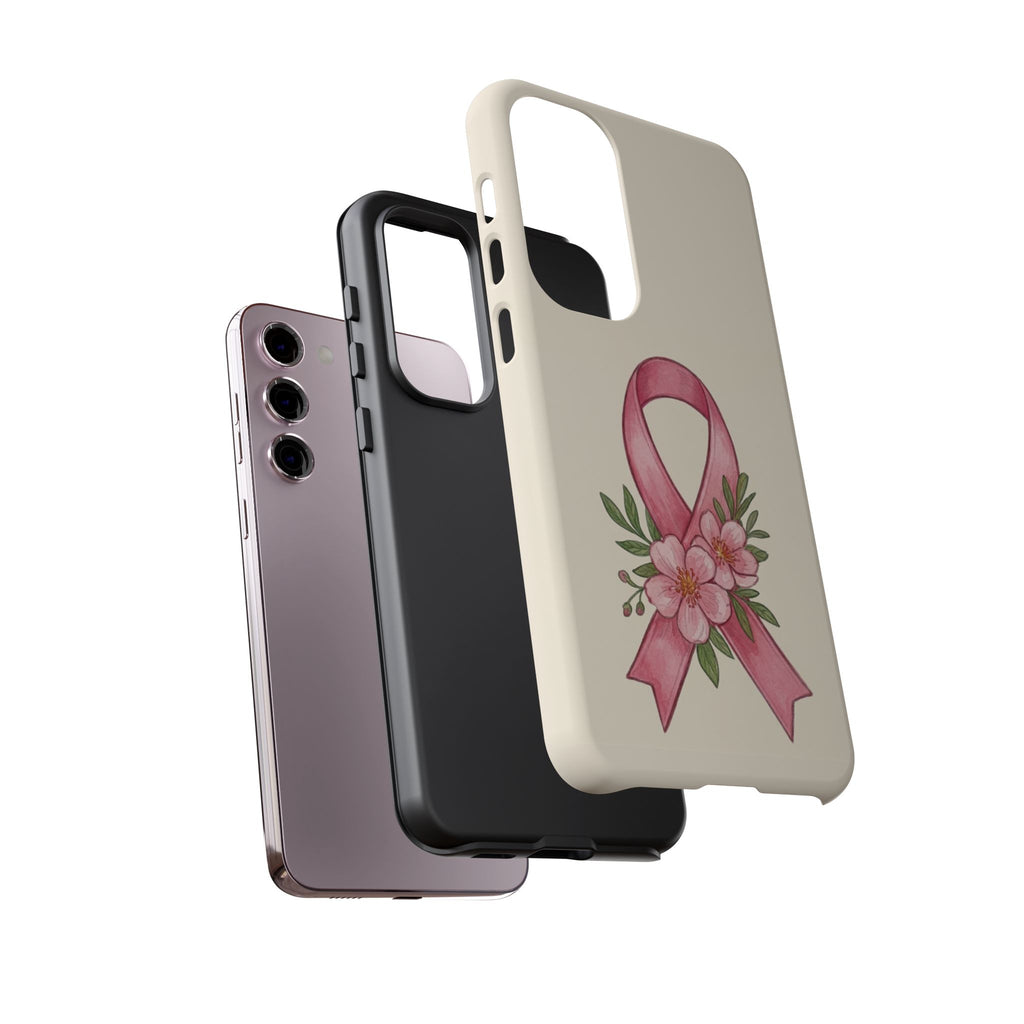Floral Breast Cancer Awareness Case