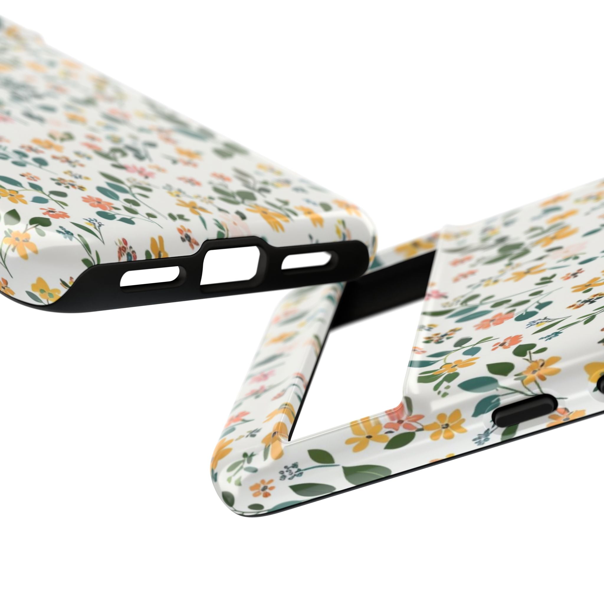 Pastel Leaves and Flowers Case