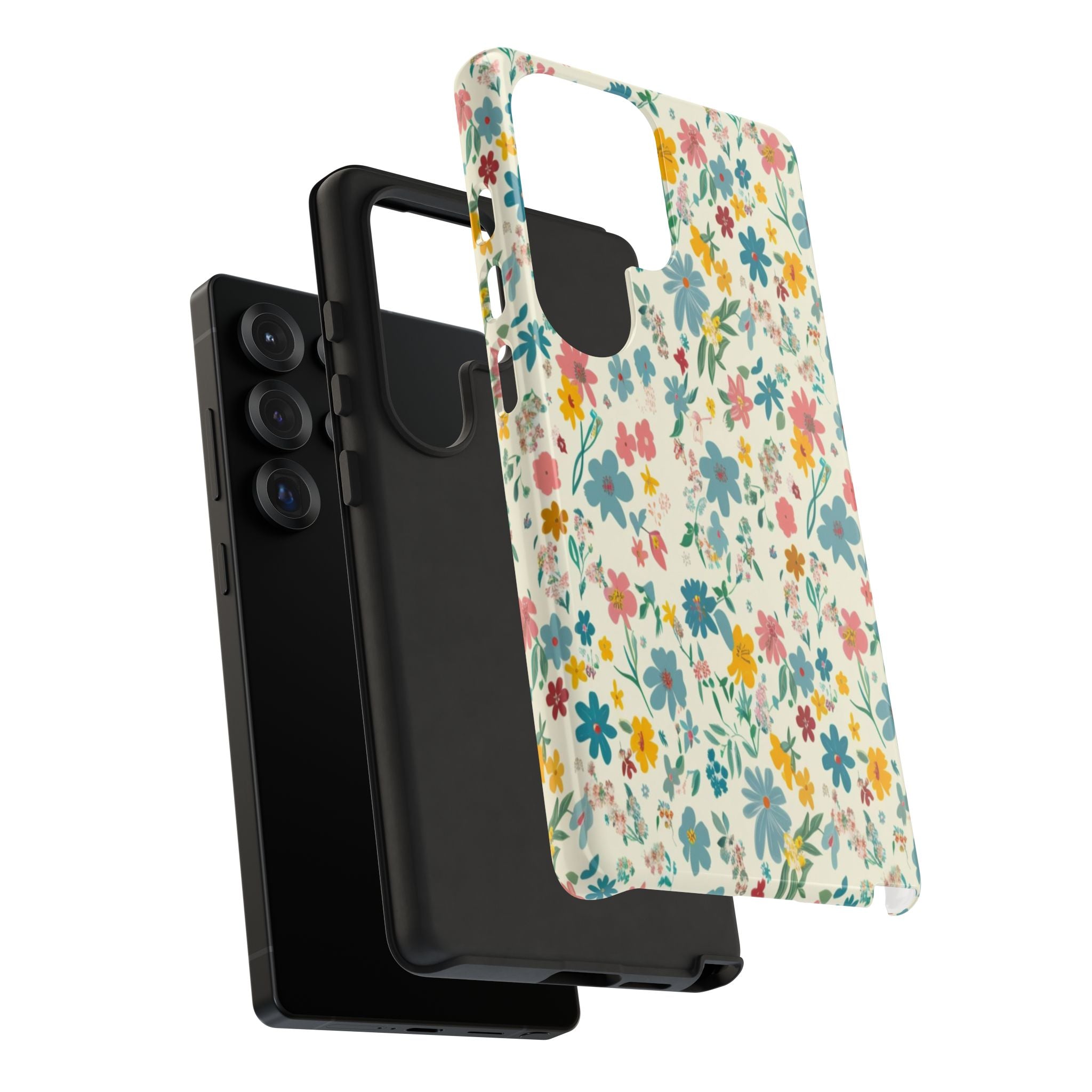 Pastel Yellow Green and Blue Case