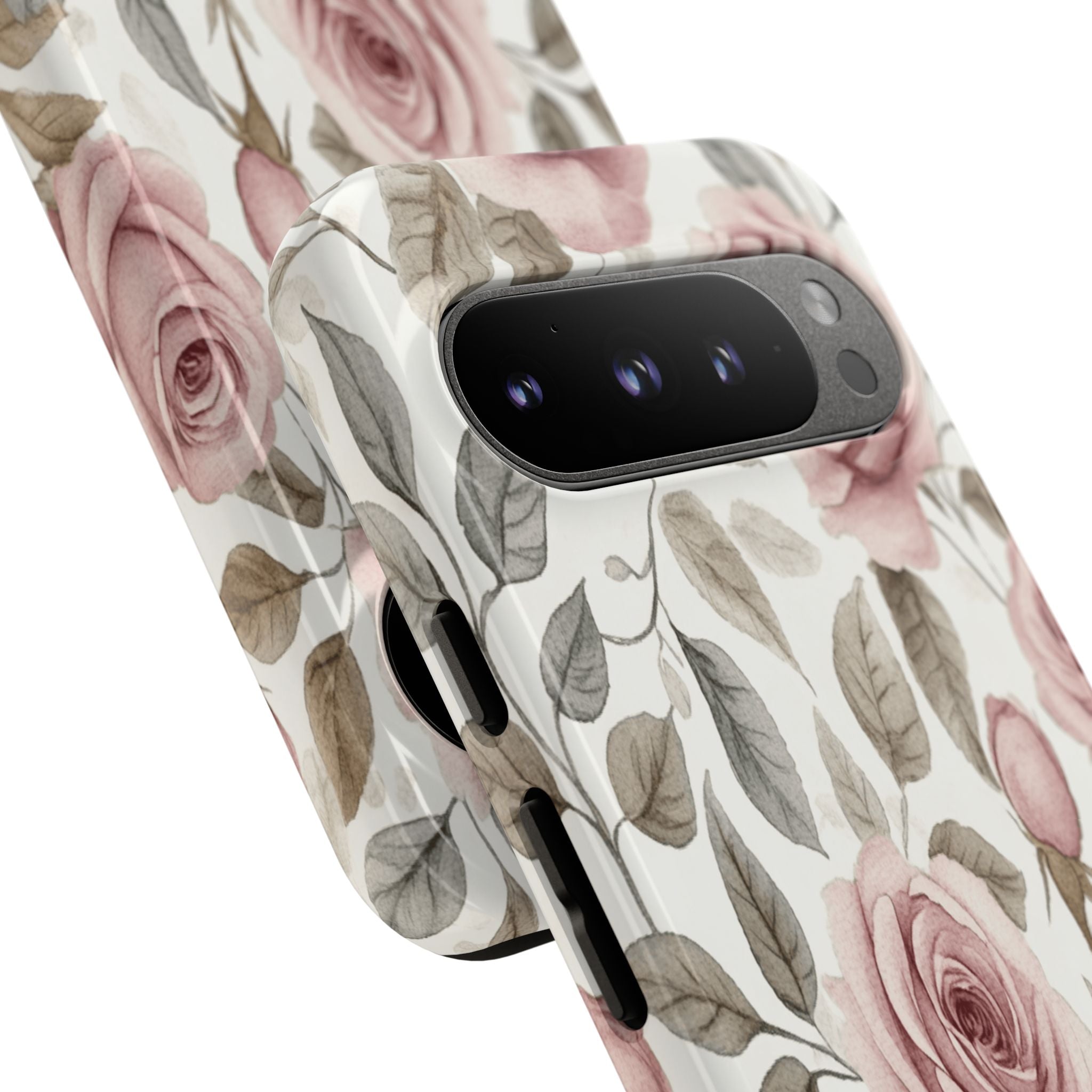 Elegant Watercolor Rose Case