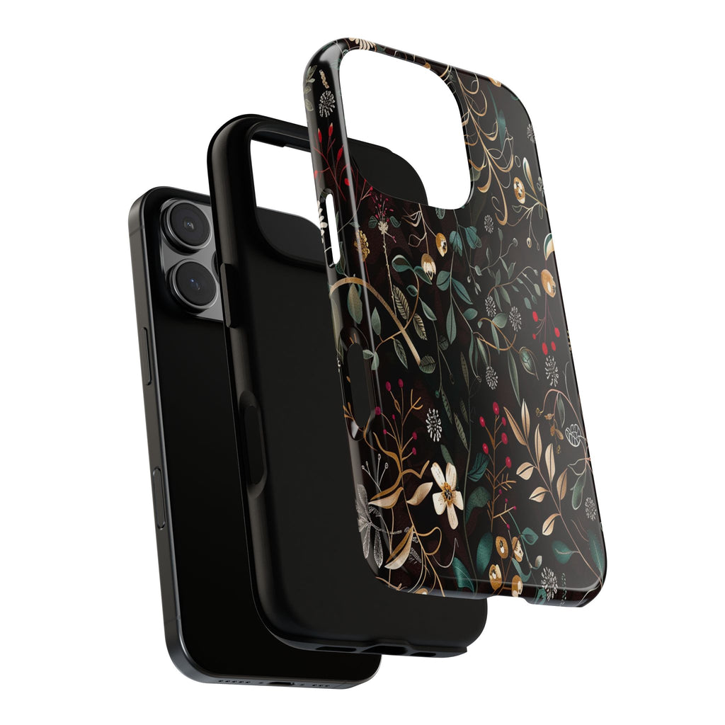 Dark Leafy Case