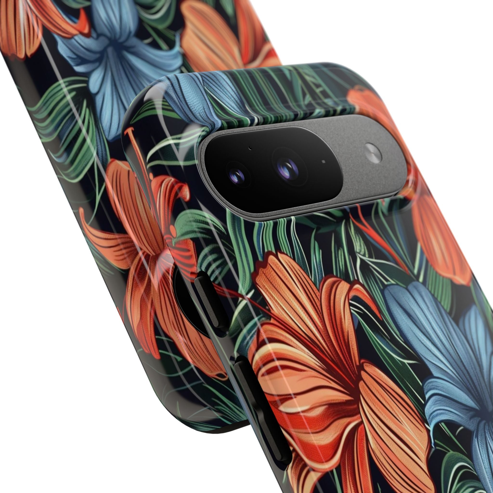 Tropical Red and Blue Case
