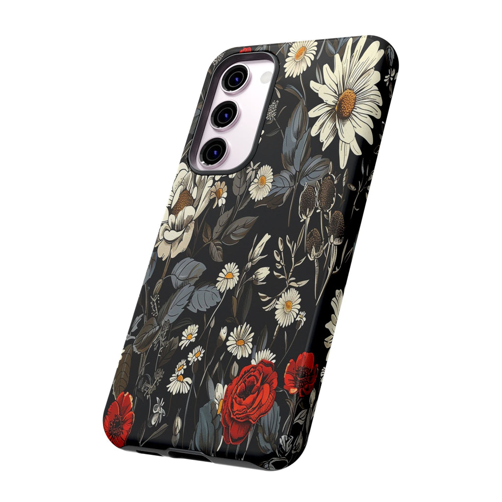 Dark Rose and Daisy Case