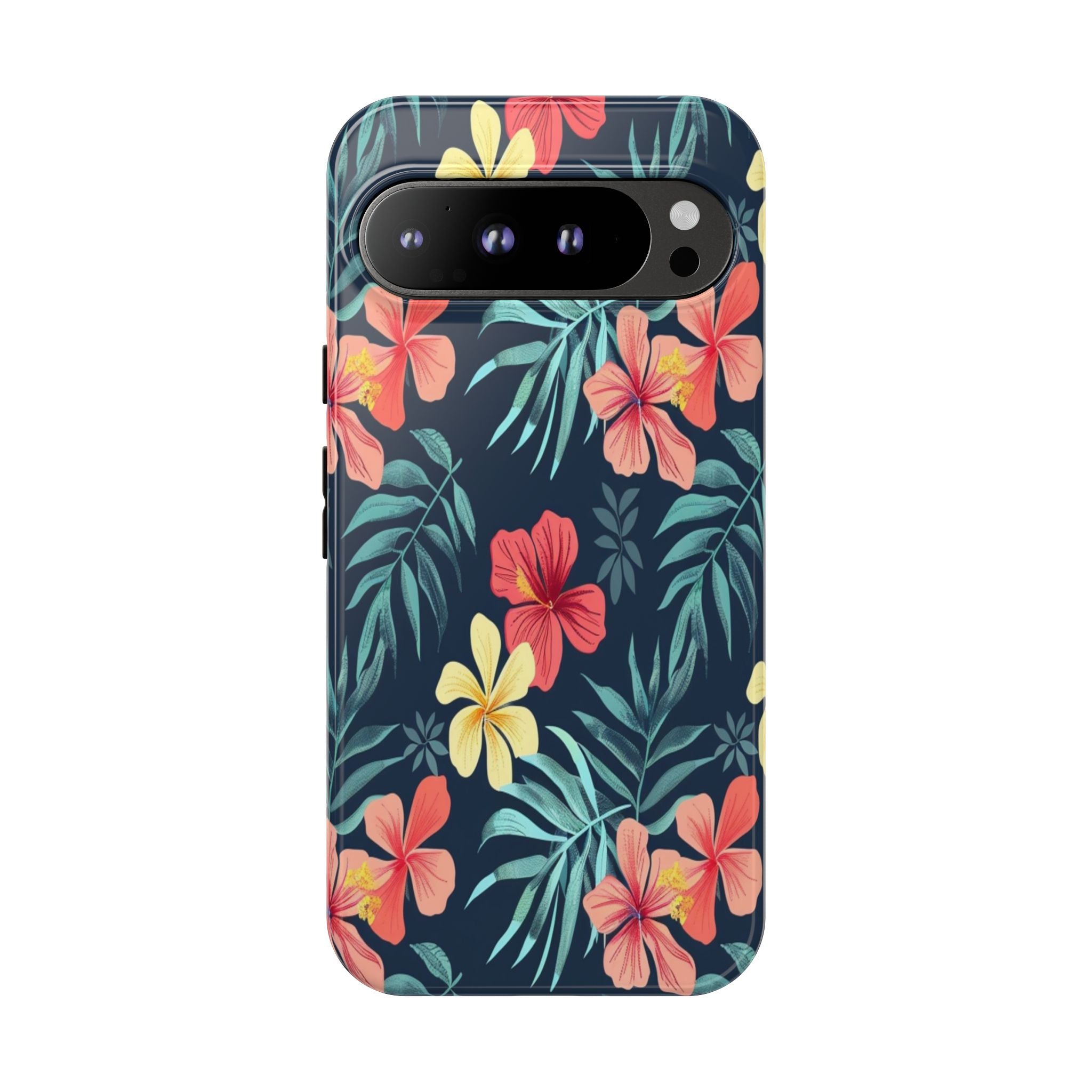 Tropical Hibiscus Navy