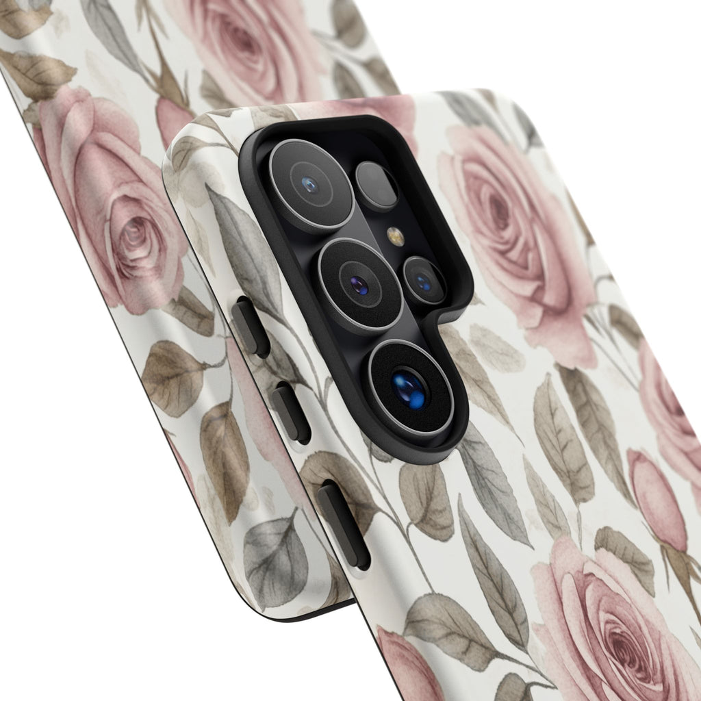 Elegant Watercolor Rose Case