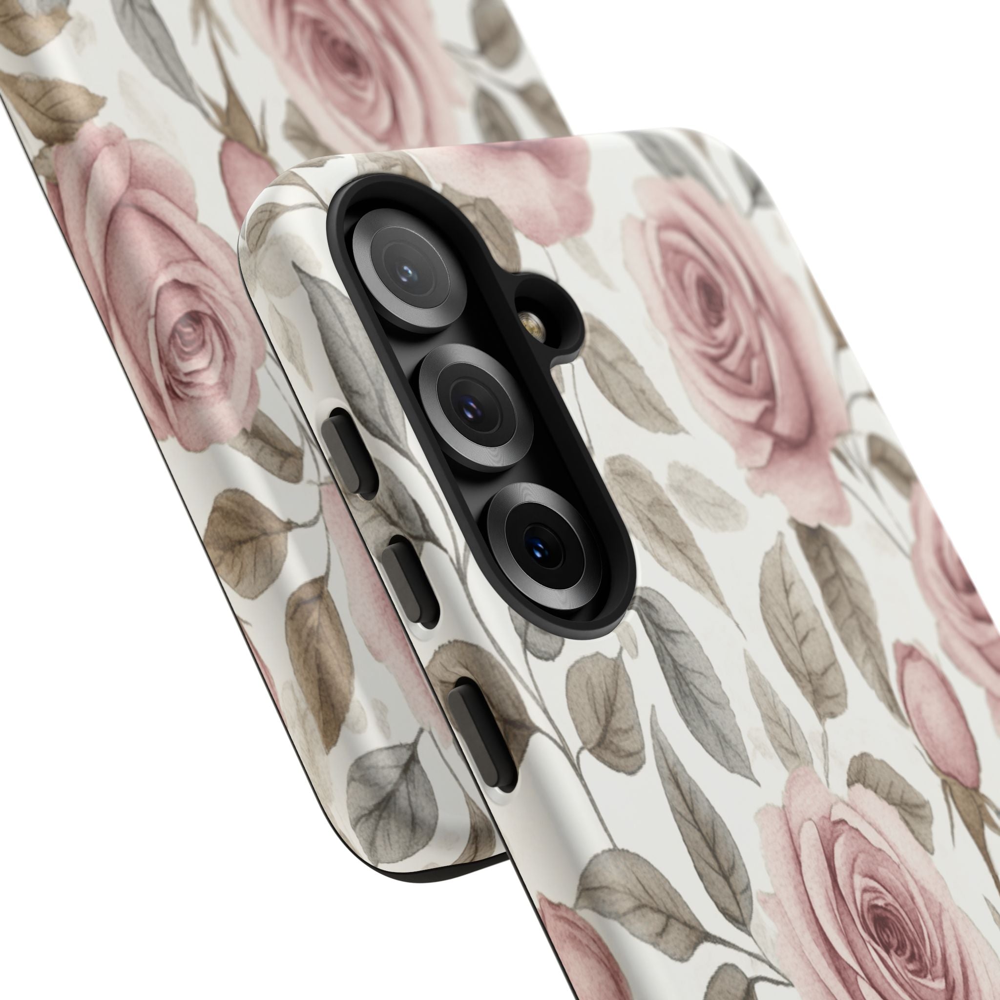 Elegant Watercolor Rose Case