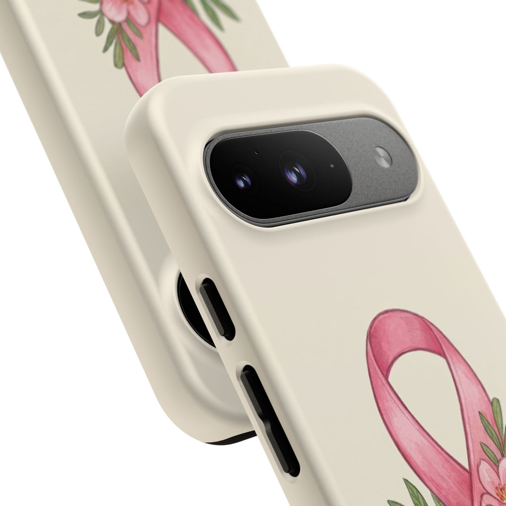 Floral Breast Cancer Awareness Case