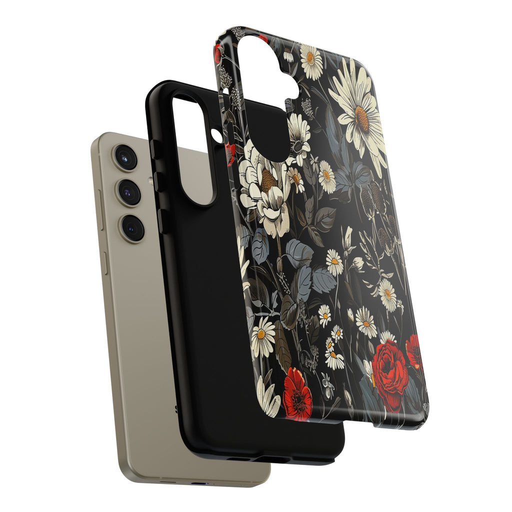 Dark Rose and Daisy Case