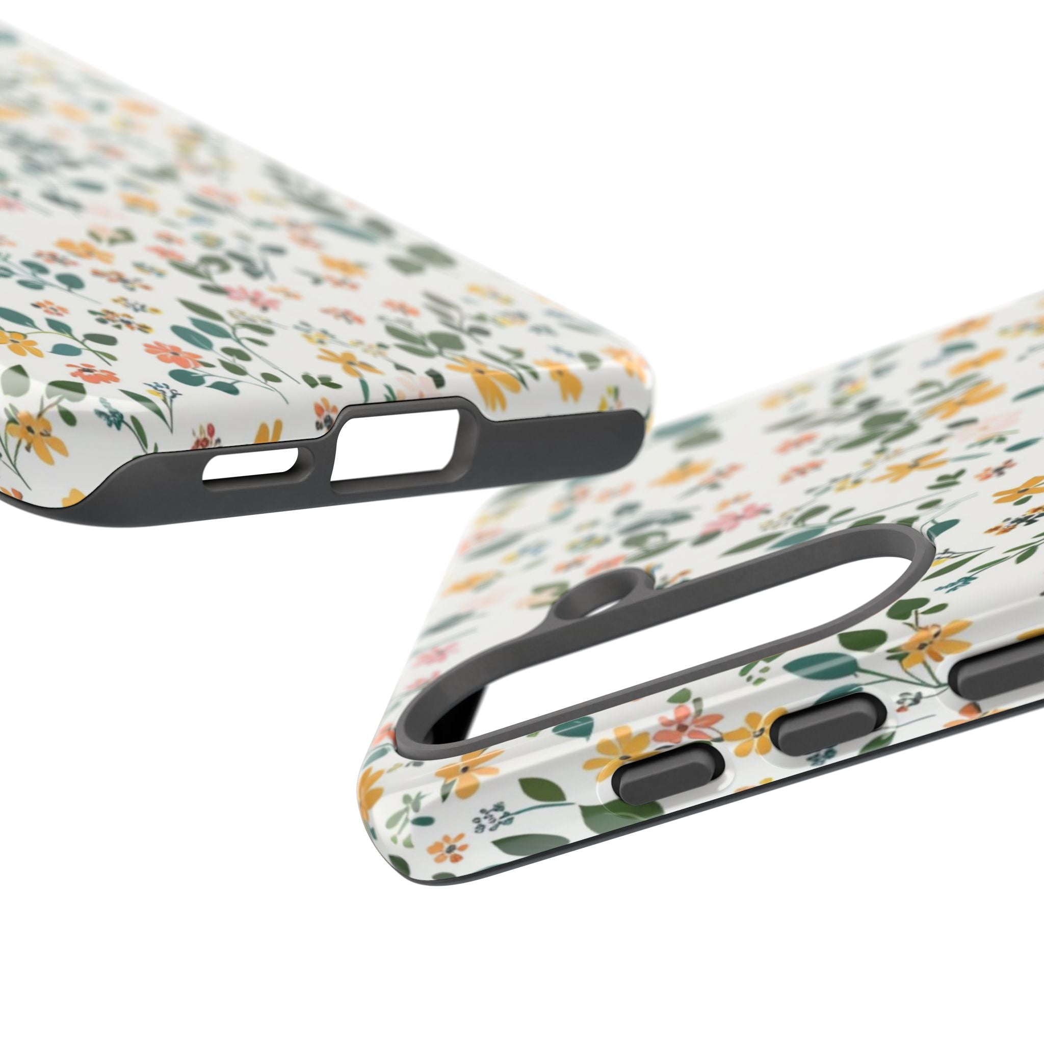 Pastel Leaves and Flowers Case