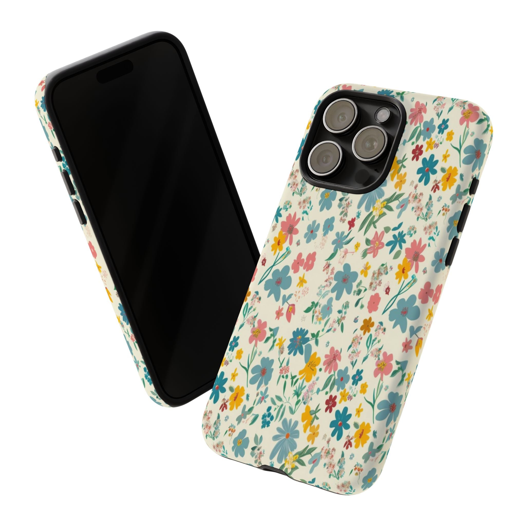 Pastel Yellow Green and Blue Case