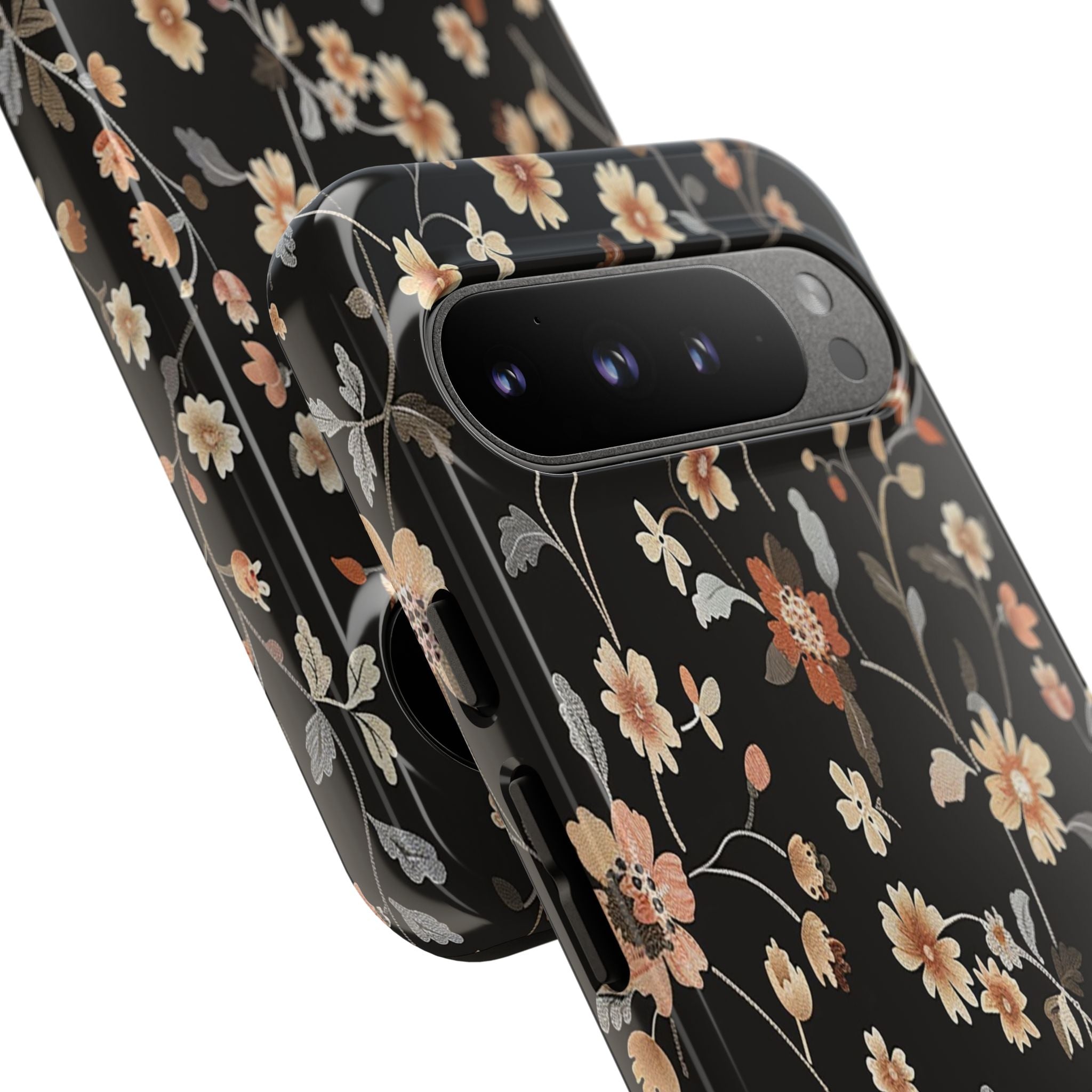 Floral Field on Black Case