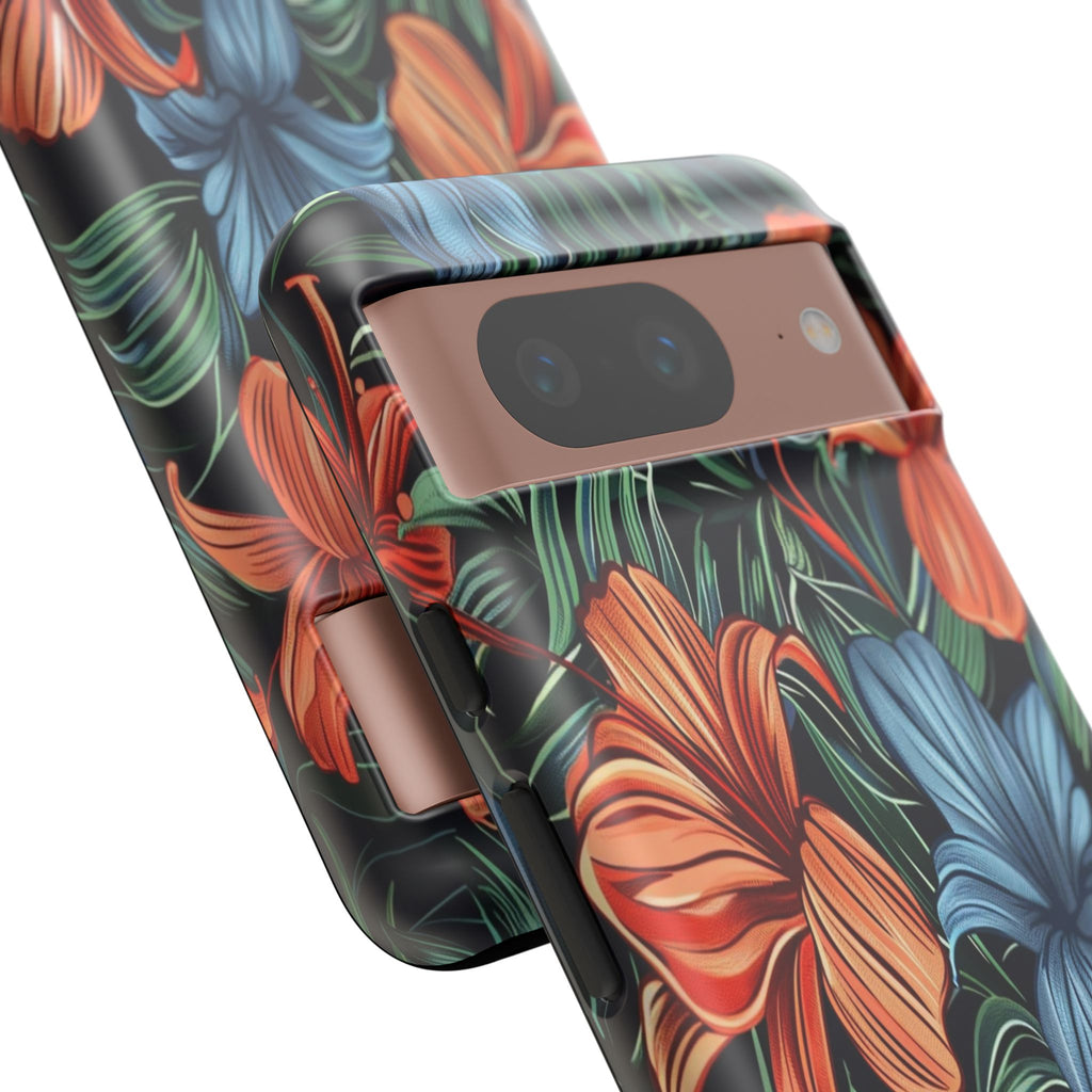 Tropical Red and Blue Case
