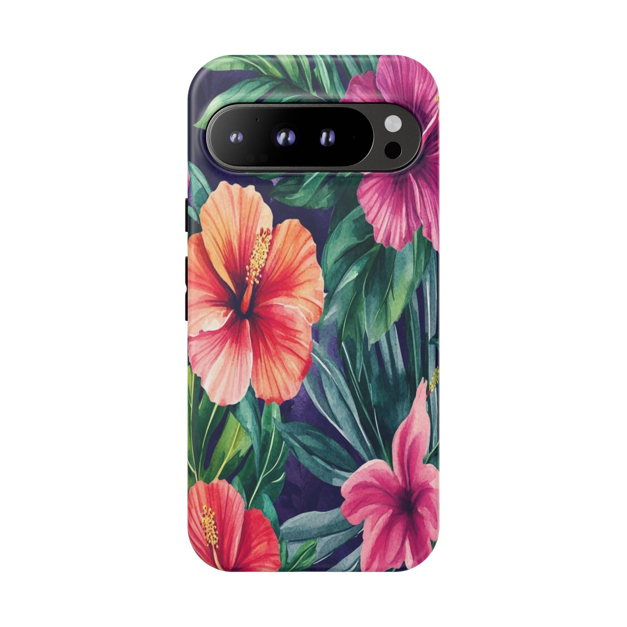 Navy Floral Watercolor