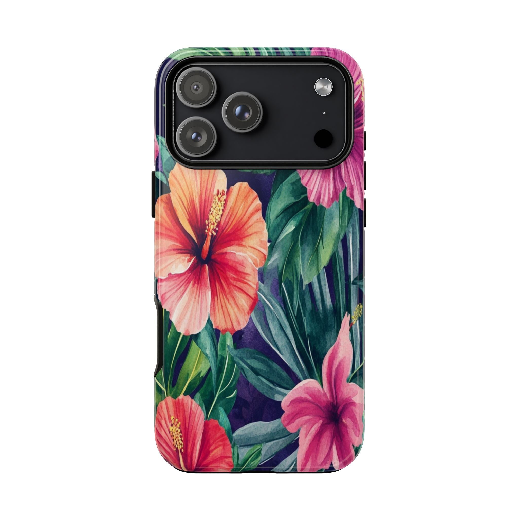 Navy Floral Watercolor