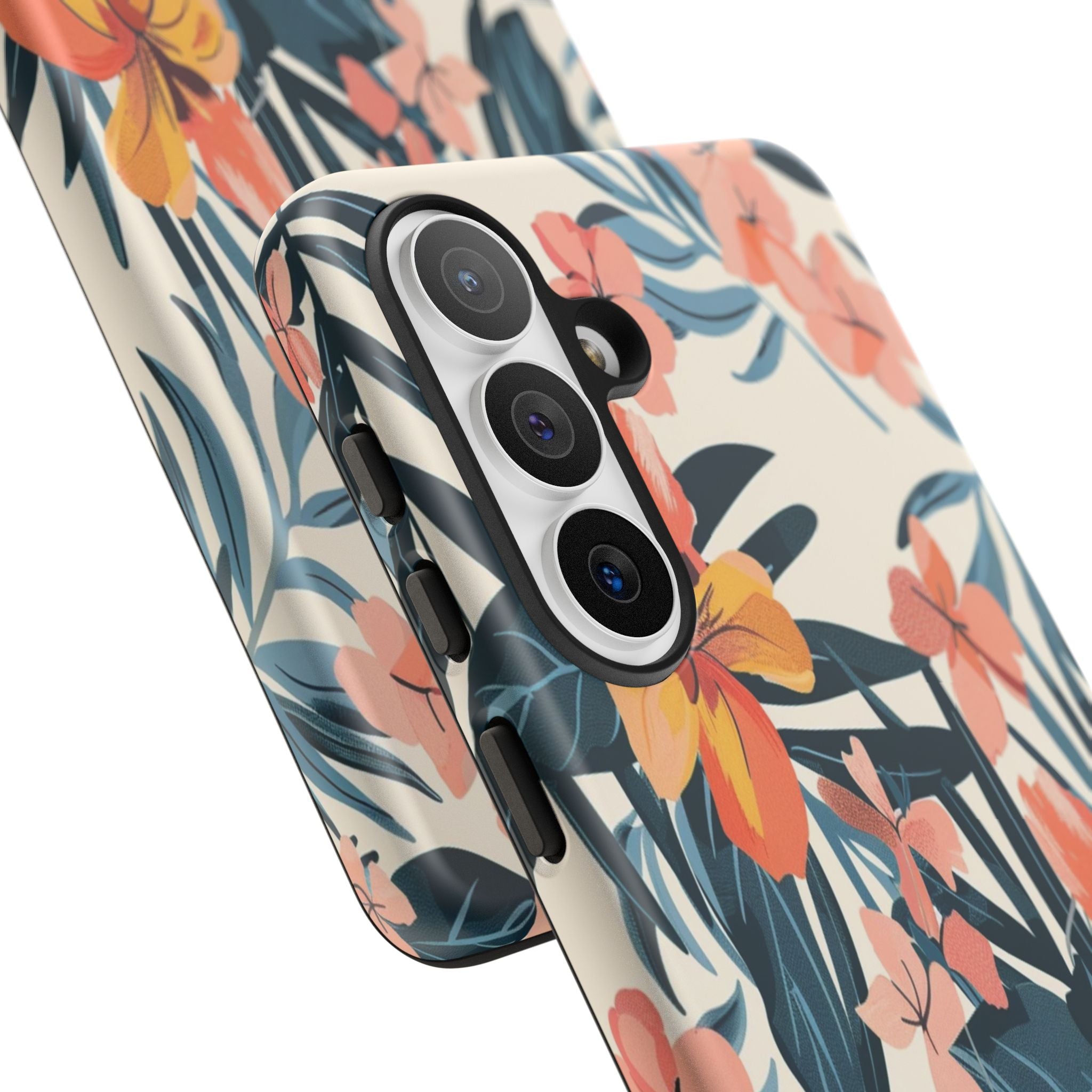 Tropical White and Blue Case