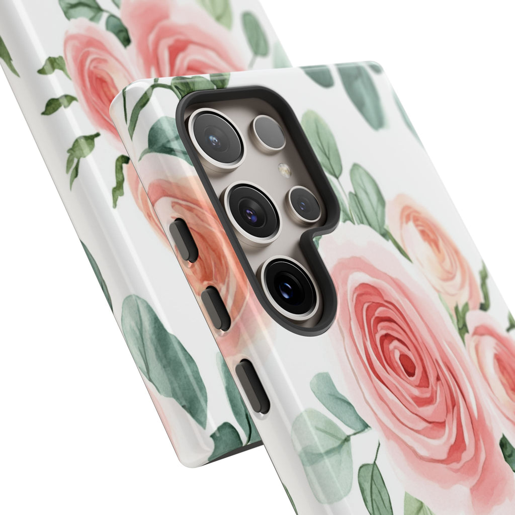 Delicate Watercolor Rose Case