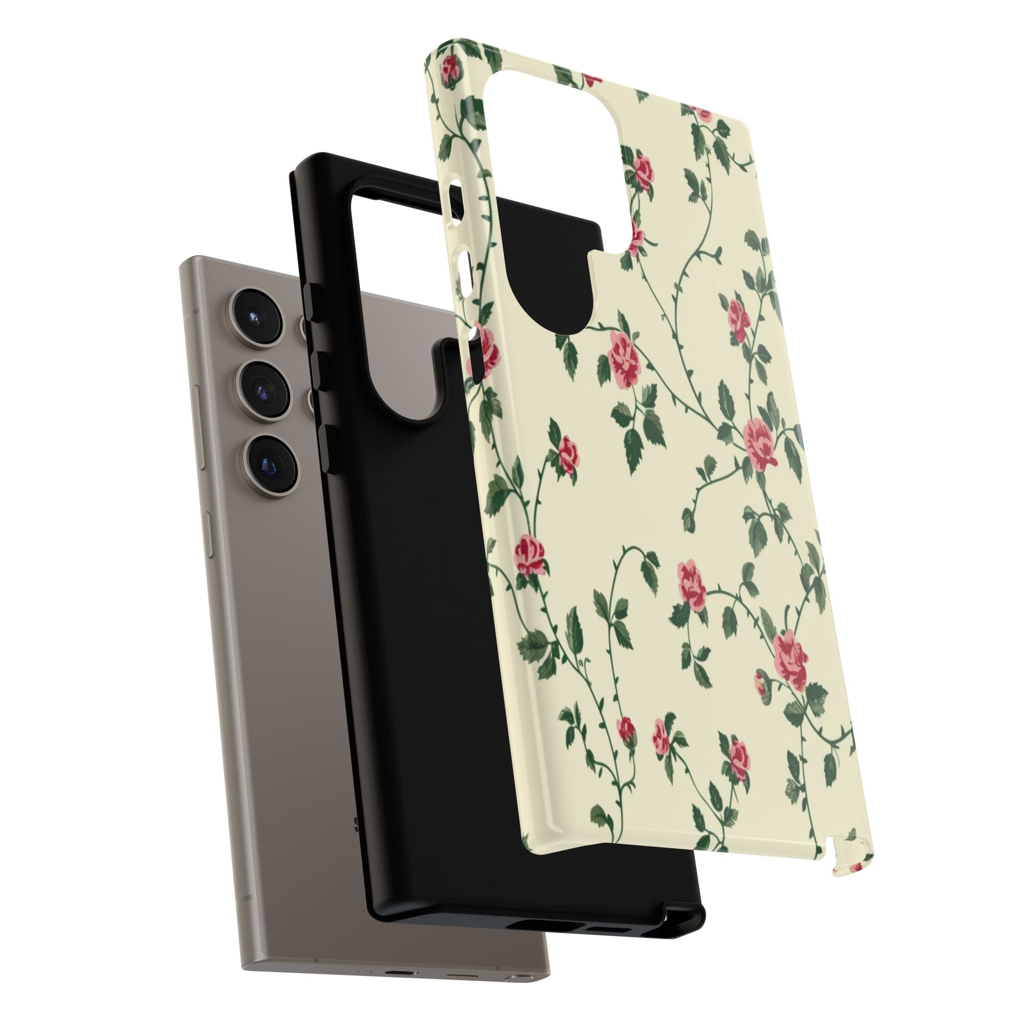 Elegant Pink Victorian Roses Case