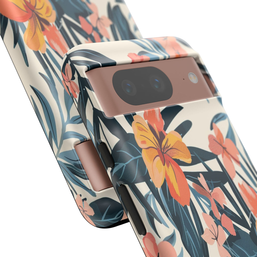Tropical White and Blue Case