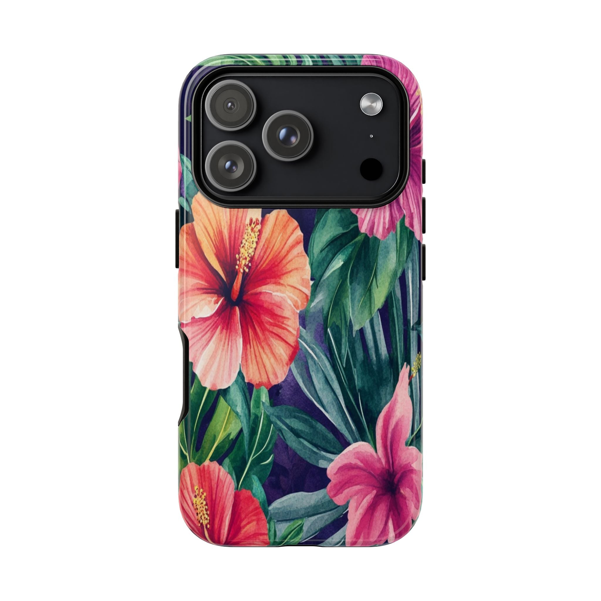 Navy Floral Watercolor