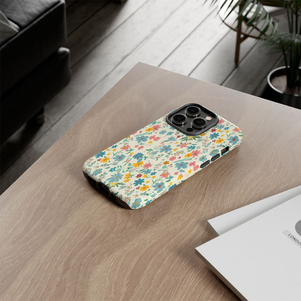 Pastel Yellow Green and Blue Case