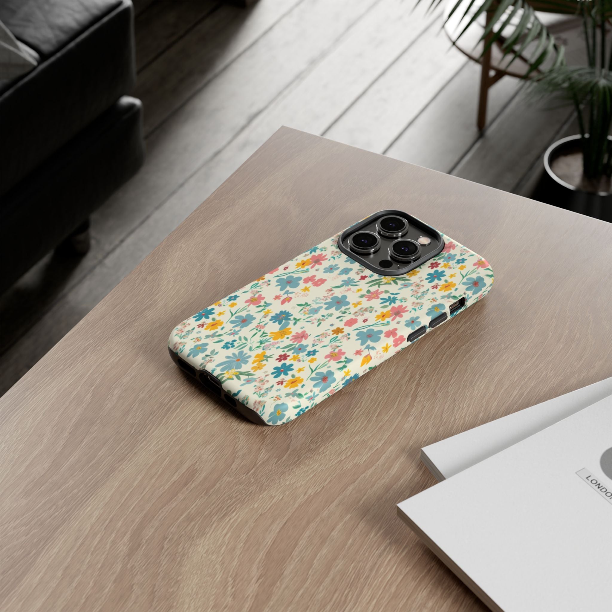 Pastel Yellow Green and Blue Case