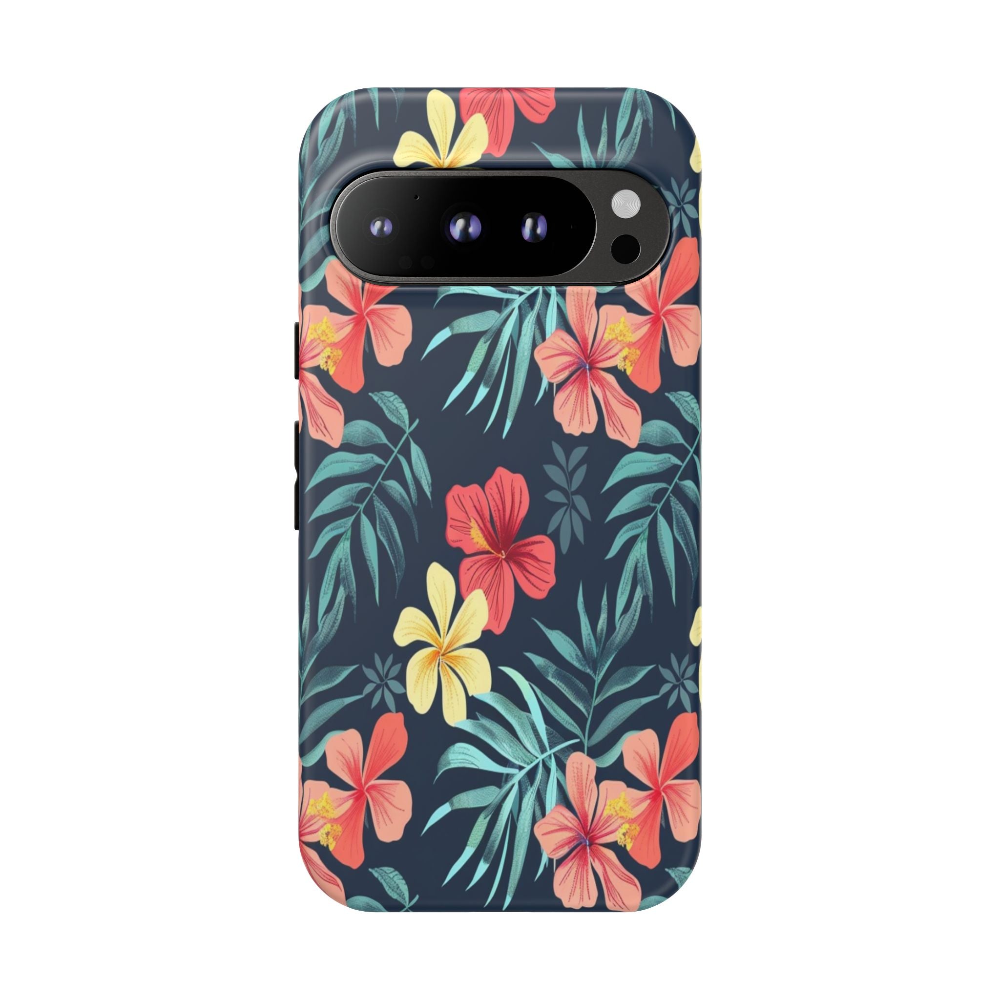 Tropical Hibiscus Navy